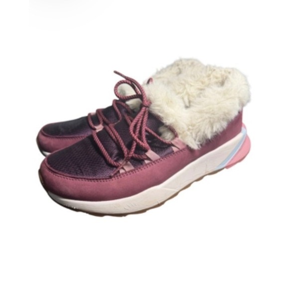Spyder Shoes - Spyder Aggie Winter Booties Womens 8M Berry Pink Good Faux Fur Apres Ski Laced